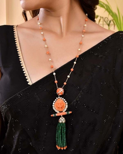 Coral Gold Necklace (18K)