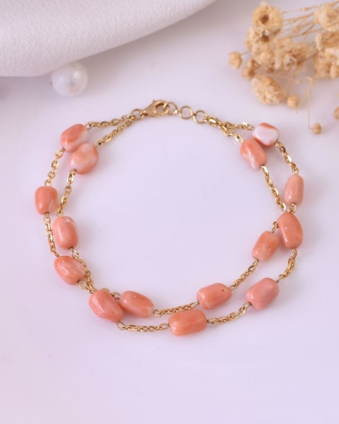 Coral Gold Bracelets (18K)