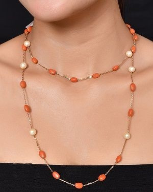 Coral Gold Chain (14K)