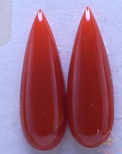 Coral Calibrated Cabochons