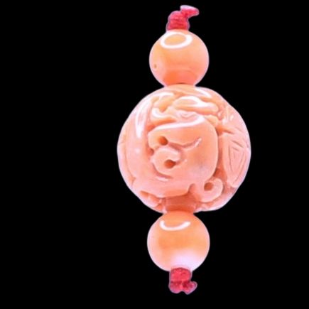 Momo Carved Round Beads