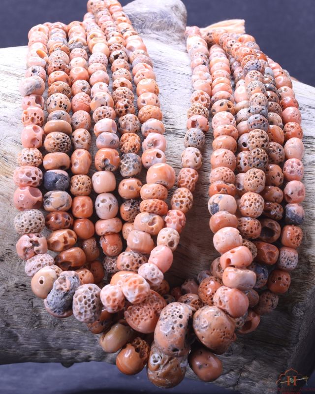 Momo Tibetan Coral Beads