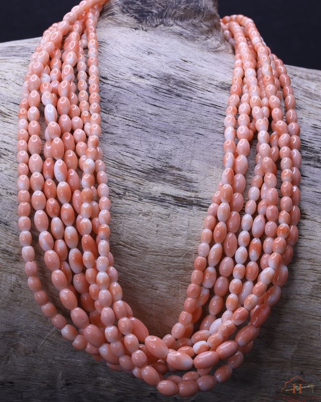 Momo Coral Rice Shape Beads
