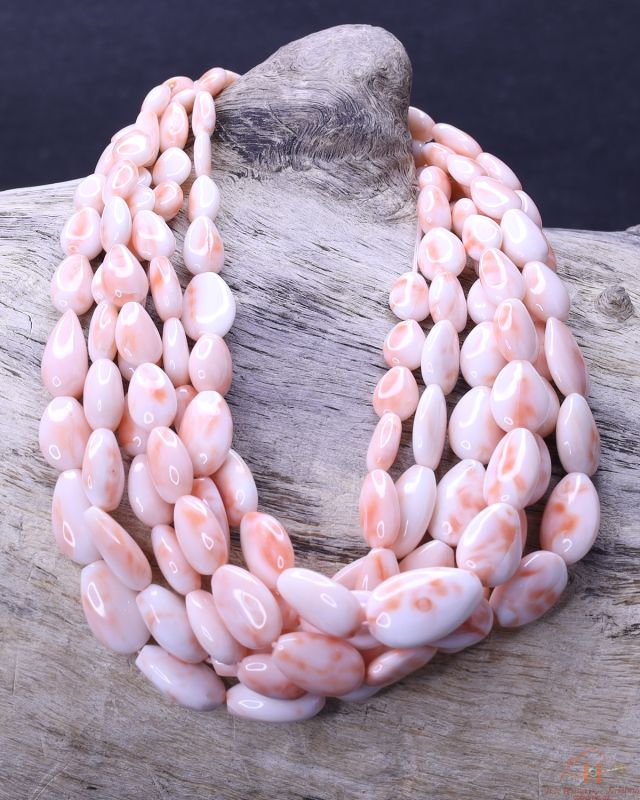 Deepsea Coral Pear Shape Beads