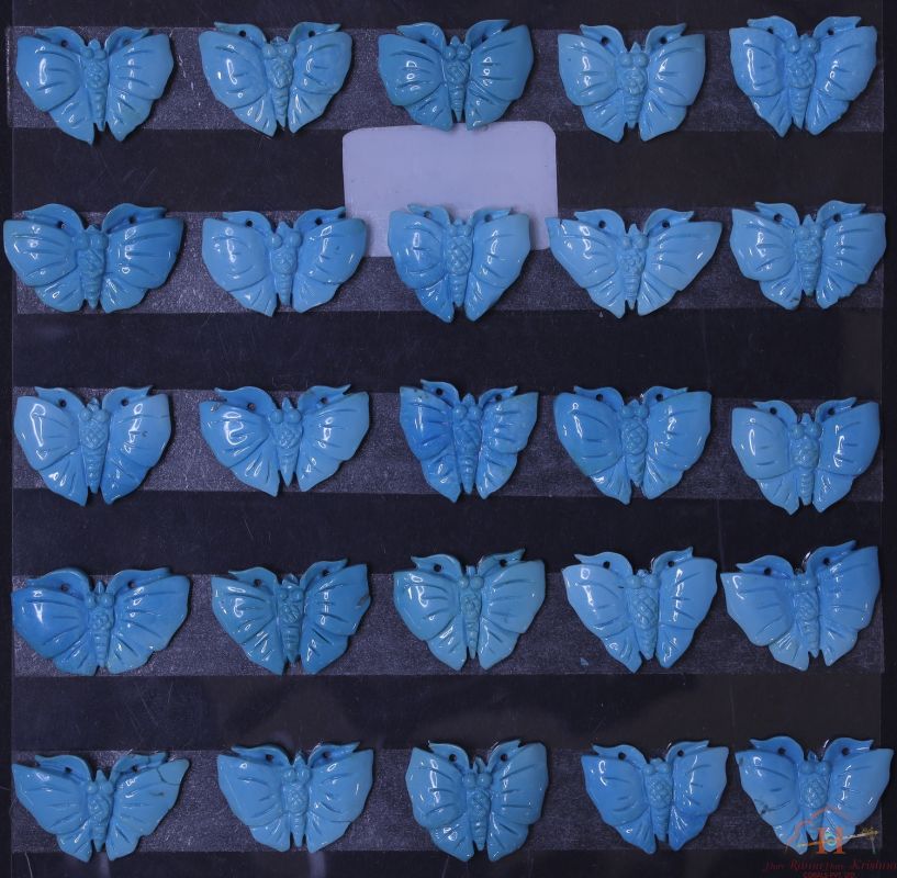 Turquoise Fancy Carving