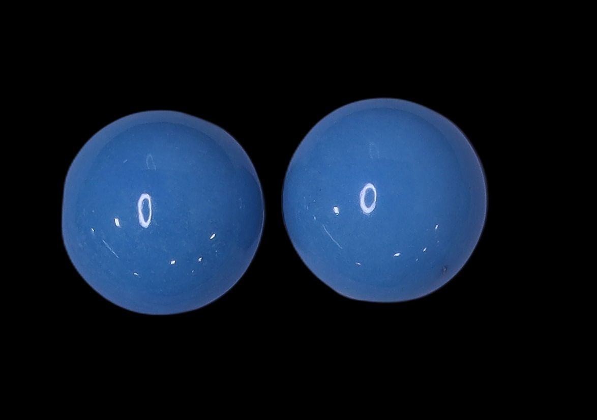 Turquoise Half Round Cabs