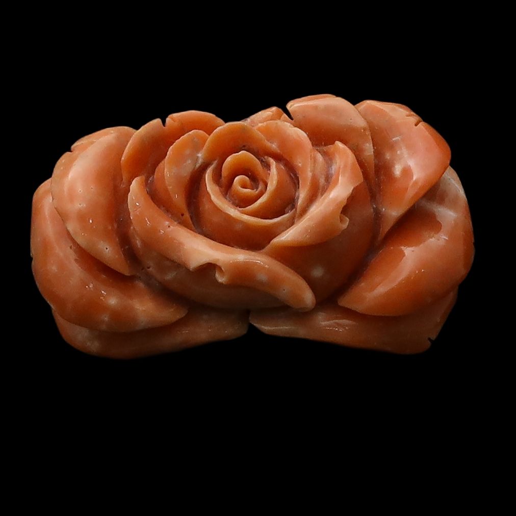 Flat rose carving