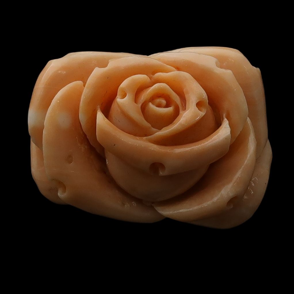 Flat rose carving