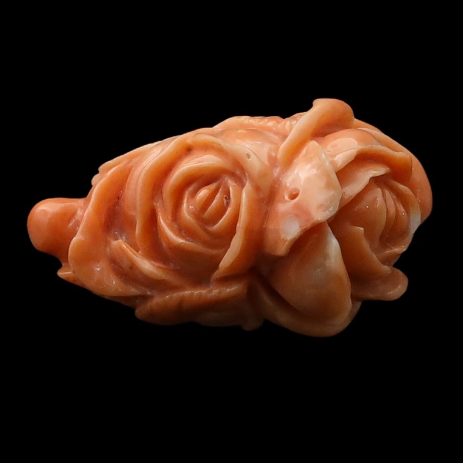 Flat rose carving