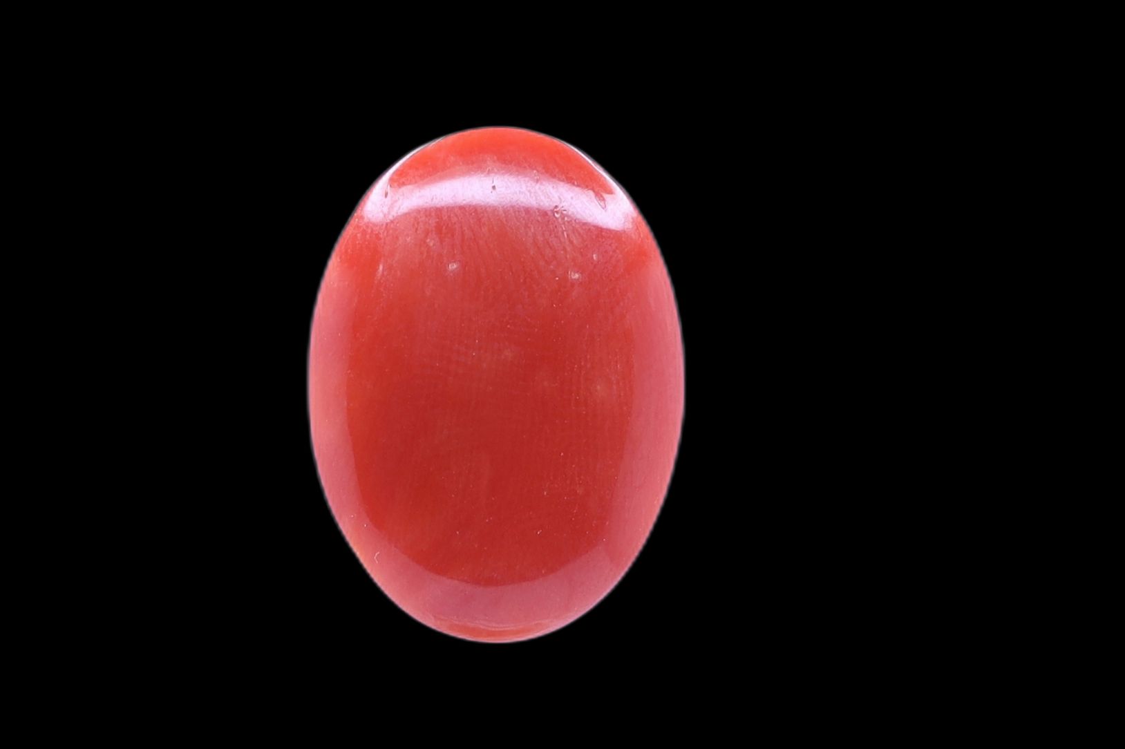 Aka Coral Oval Cabochon