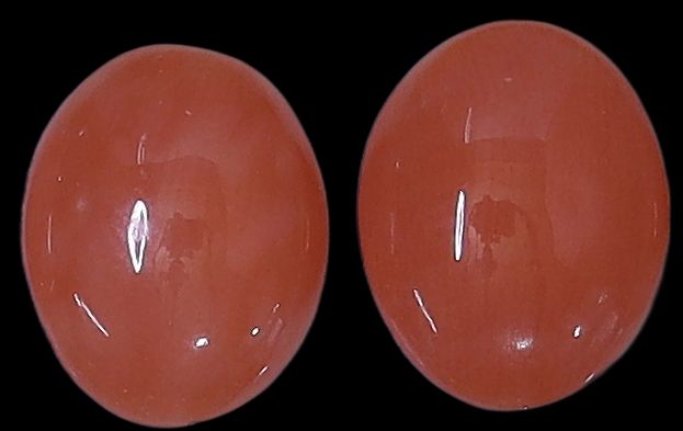 Deepsea Coral Oval Cabochon