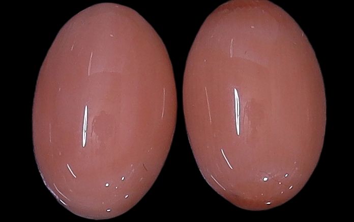 Deepsea Coral Oval Cabochon