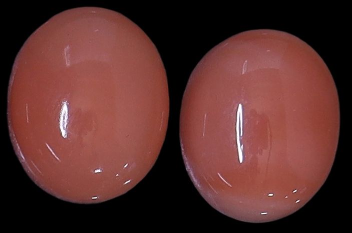 Deepsea Coral Oval Cabochon
