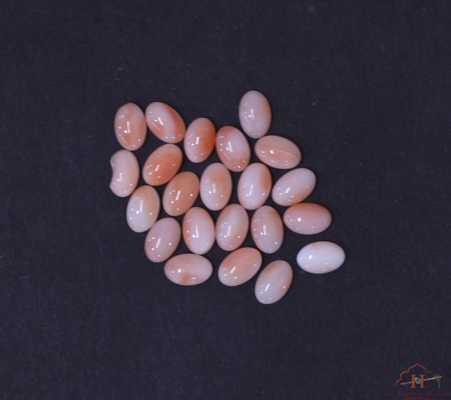 Deepsea Coral Oval Cabochon