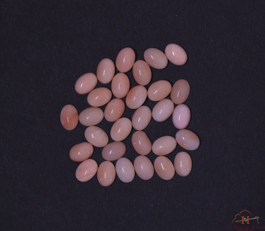 Deepsea Coral Oval Cabochon