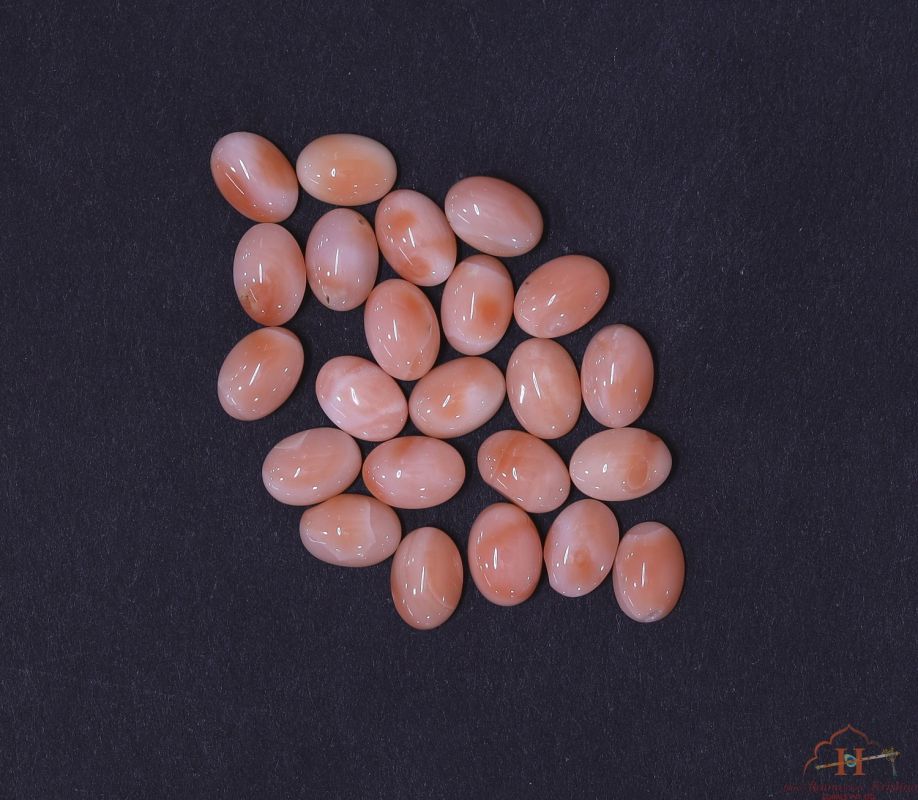Deepsea Coral Oval Cabochon