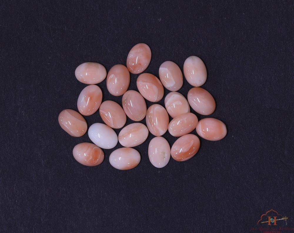 Deepsea Coral Oval Cabochon