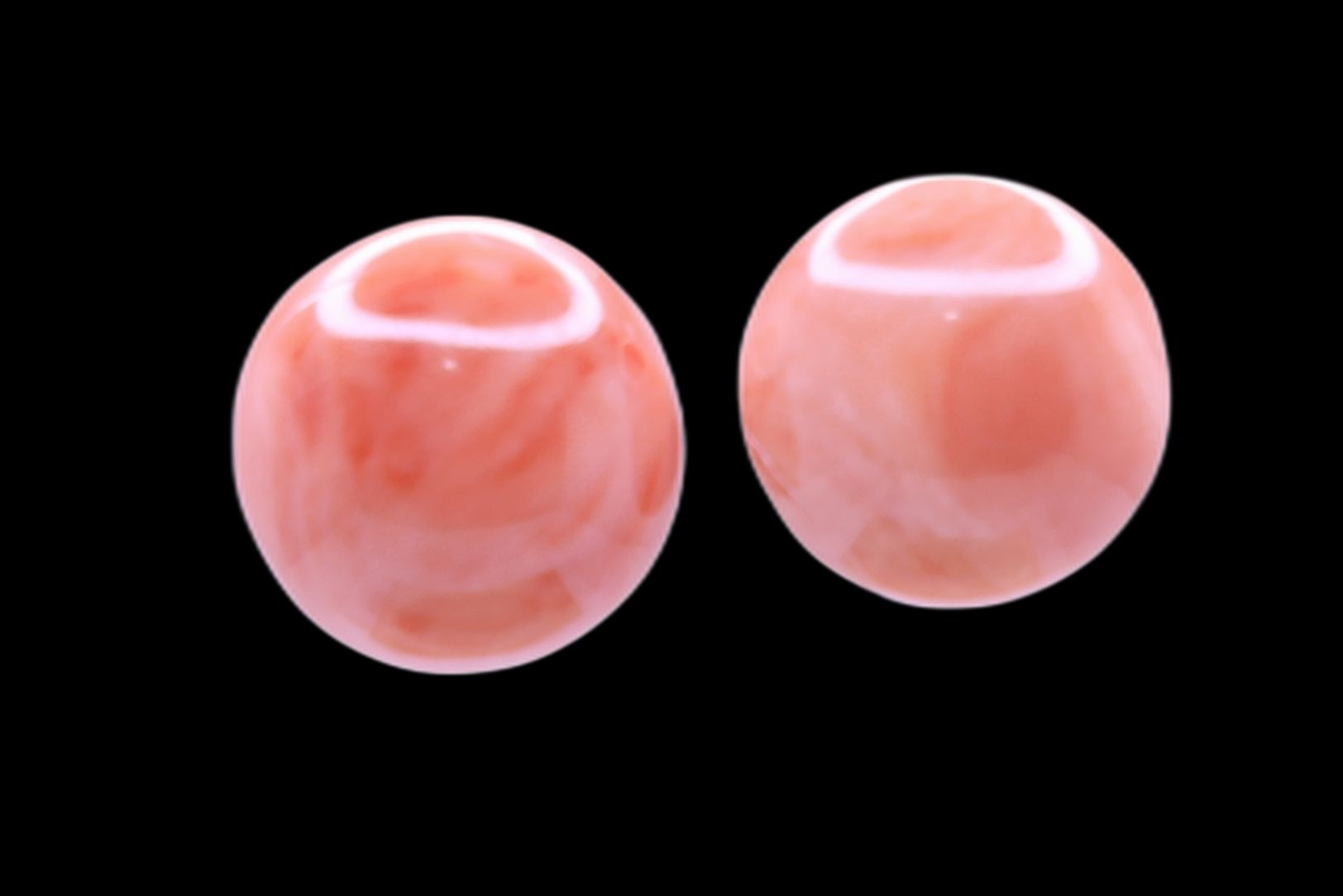 Momo Coral Round Cabochon