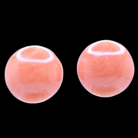 Momo Coral Round Cabochon