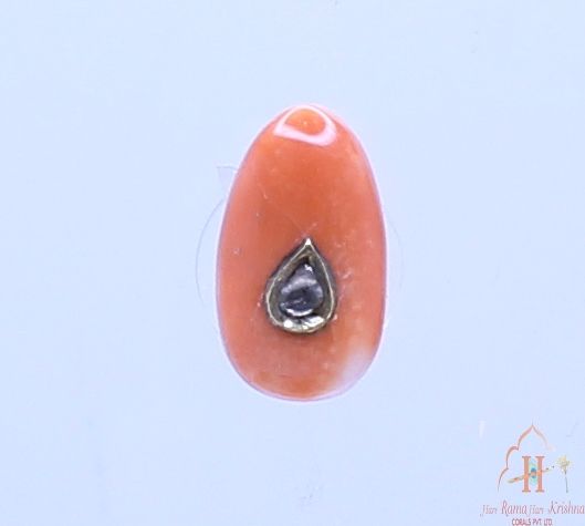 Polki Worked On Coral