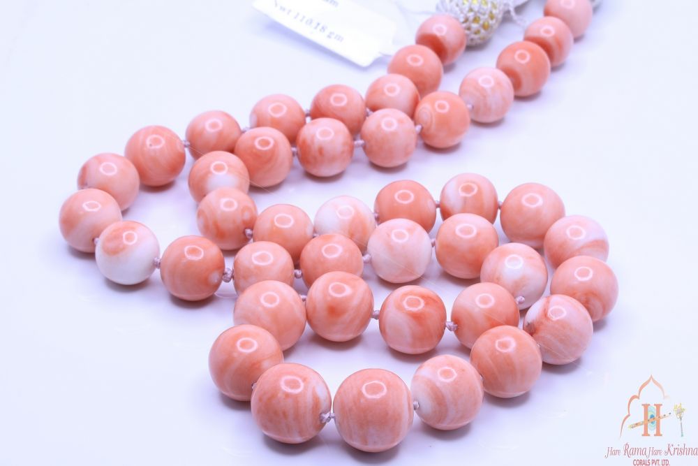 Momo Coral Round Beads