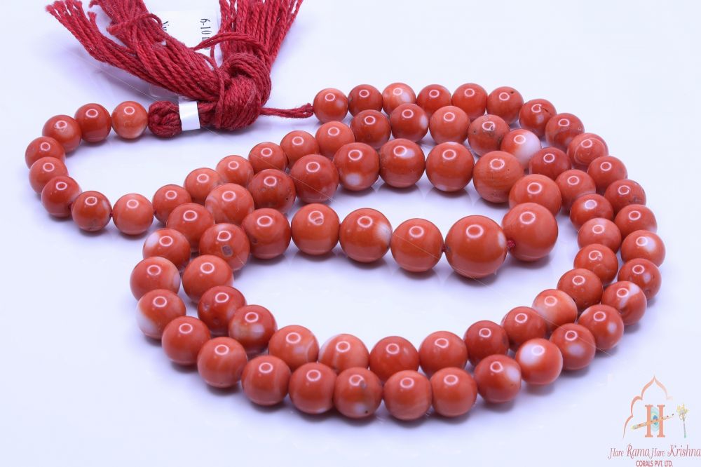 Momo Coral Round Beads