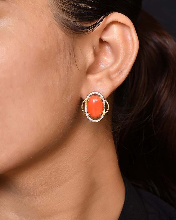 Coral Earring