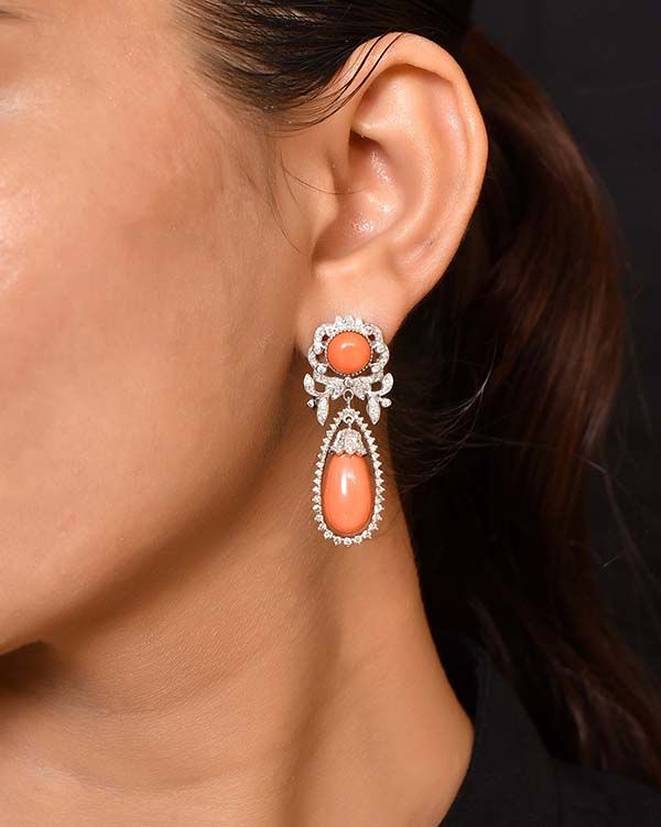 Coral Earring