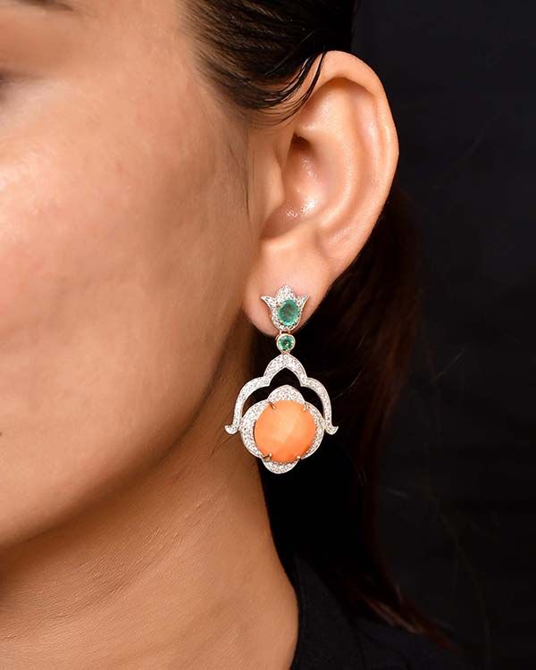 Coral Earring