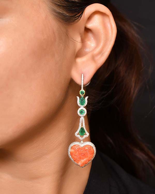 Coral Earring