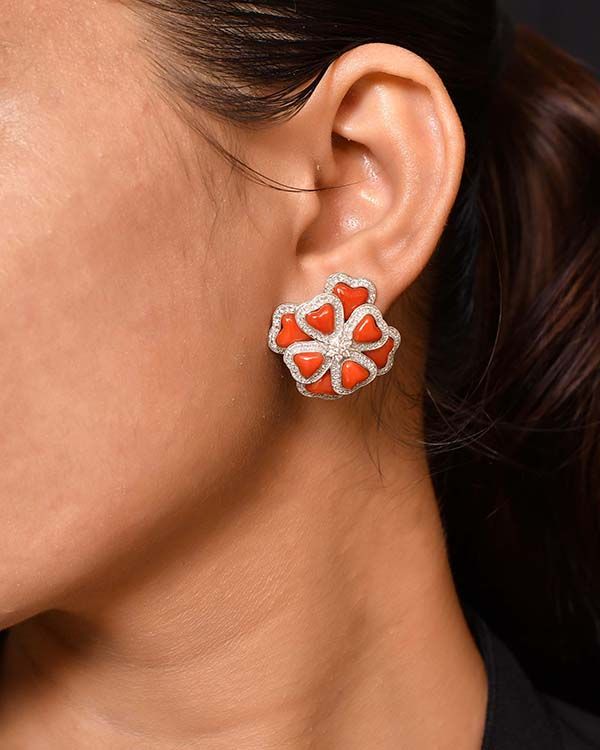Coral Earring