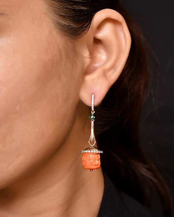 Coral Earring