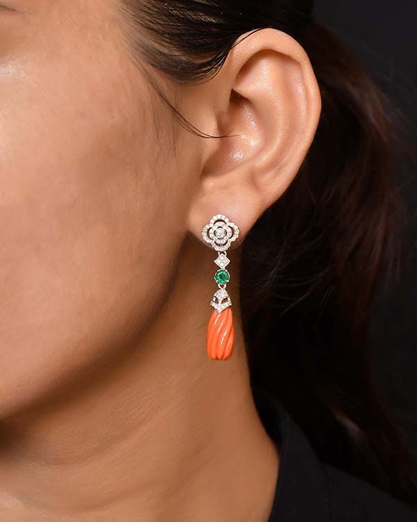 Coral Earring