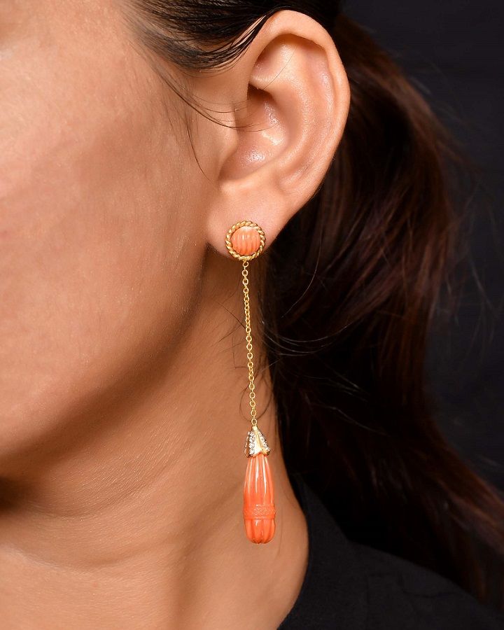 Coral Earring