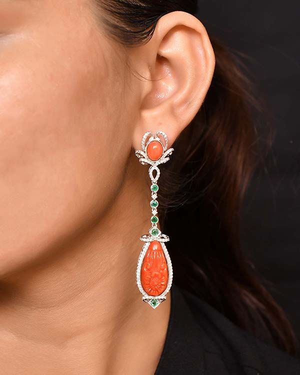 Coral Earring