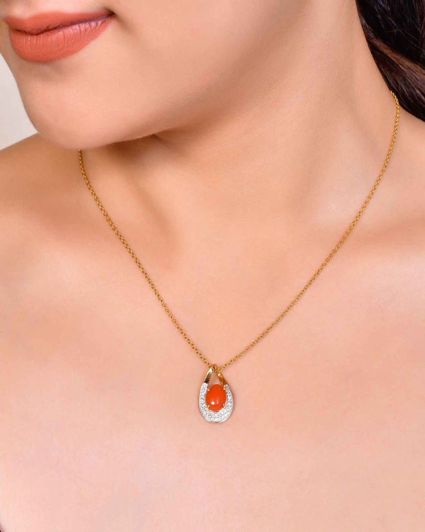 Coral Pendant