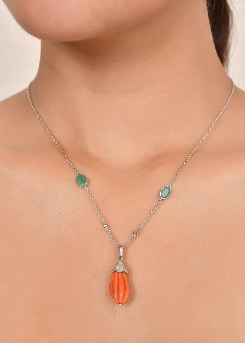 Coral Pendant