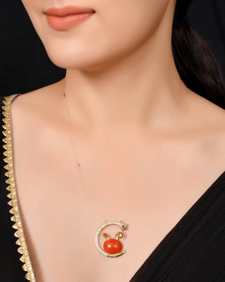 Coral Pendant