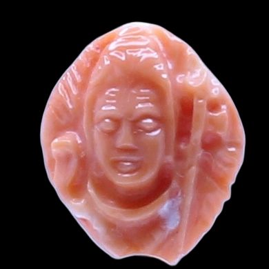 Coral Shiva Carving