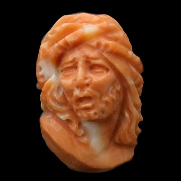 Coral Jesus Christ Carving