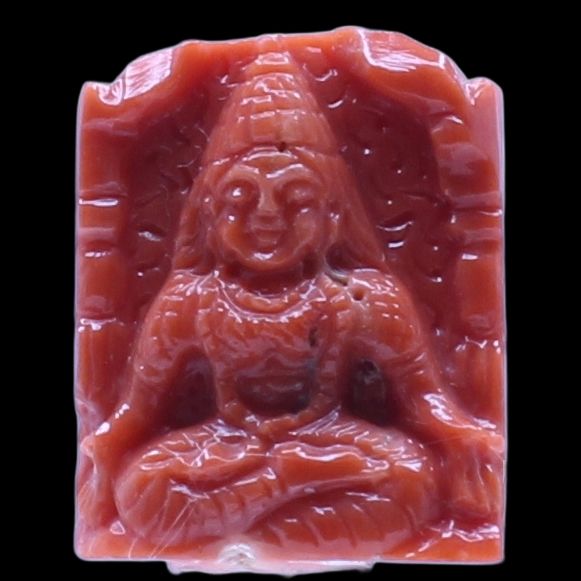 Coral Lakshmi Carving