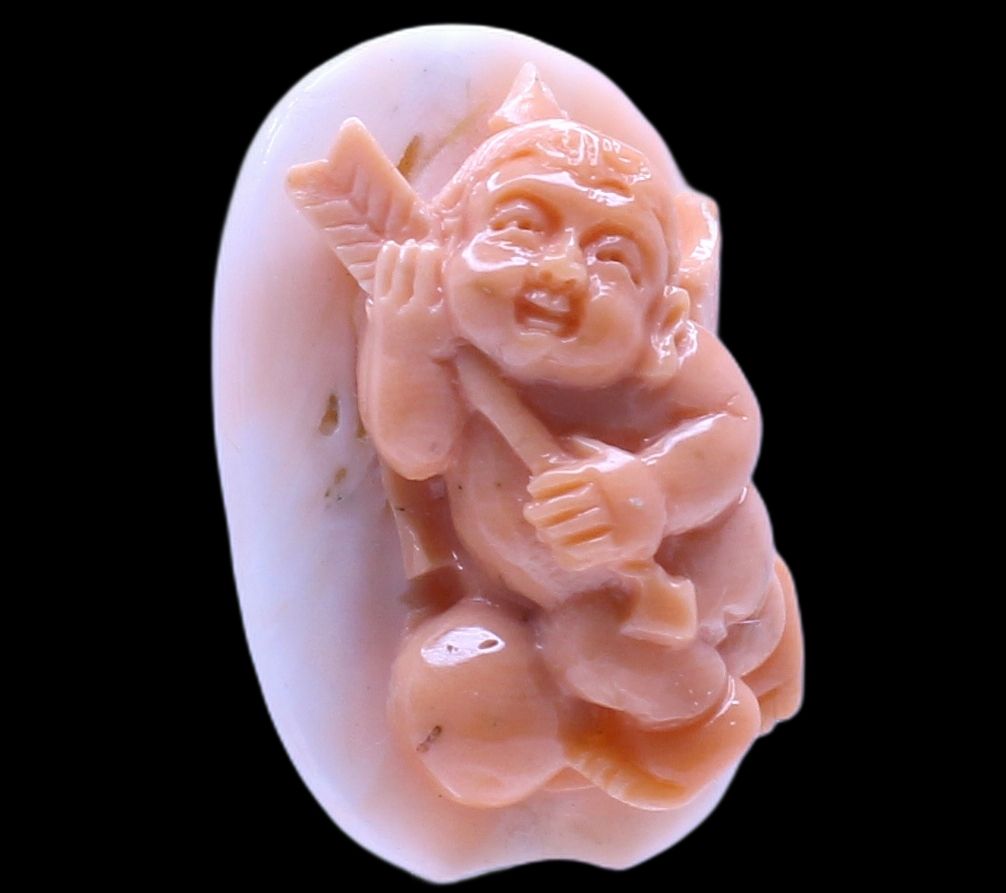 Coral Decorative Carved Idols