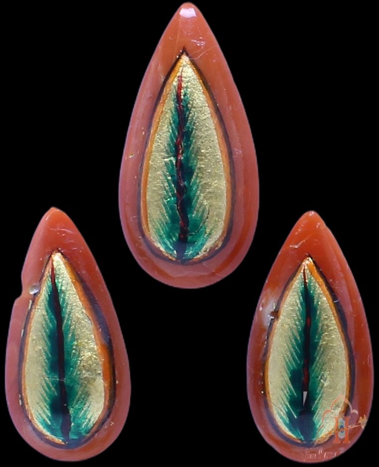 Coral Tanjore Painting Cab's